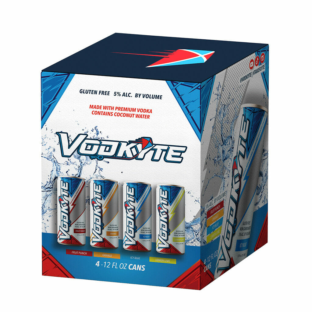 4 Pack of Vodkyte Cans